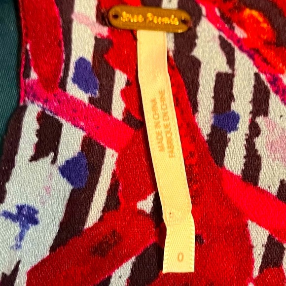 Free People Audrey Abstract Deep Plunge Neckline Romper - Picture 10 of 10